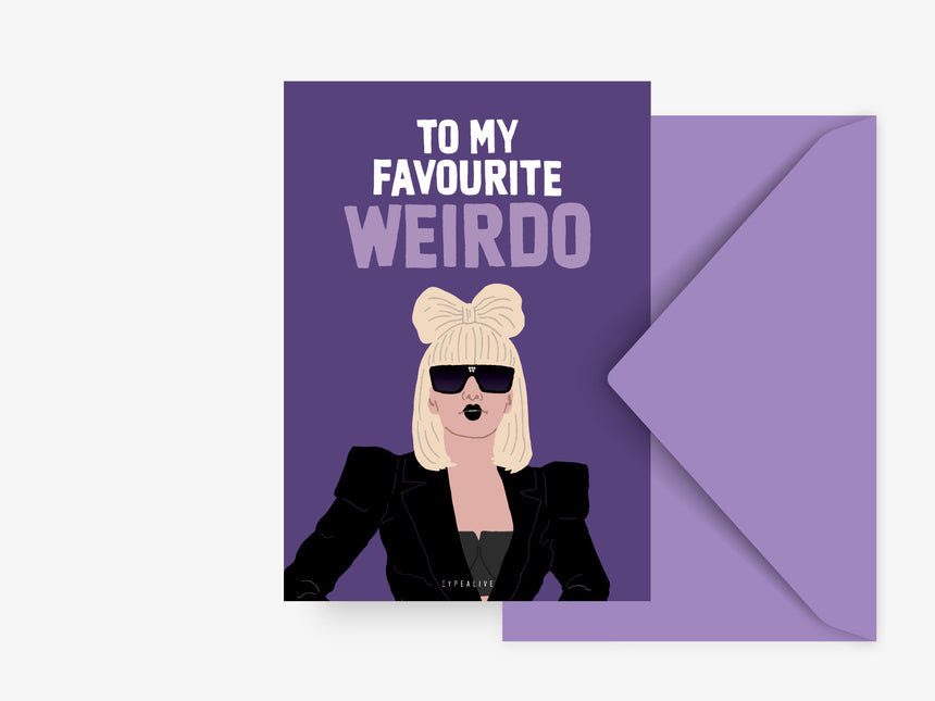 Postkarte / Weirdo