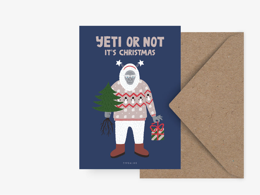 Postkarte / Yeti Or Not