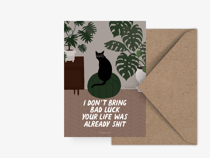 Postcard / Petisfaction "Cats" Bad Luck