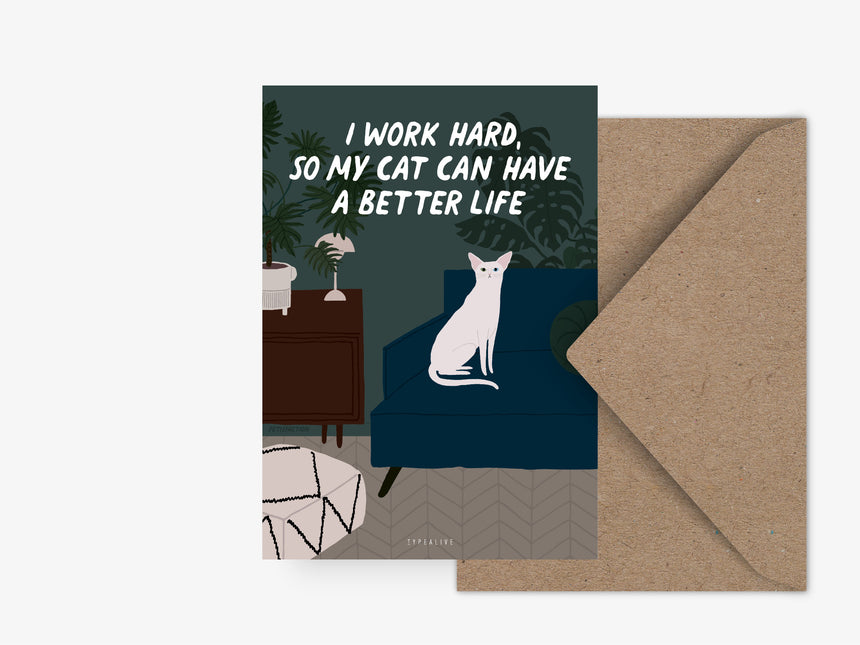 Postkarte / Petisfaction "Cats" Better Life