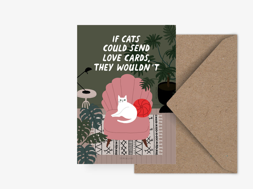 Postcard / Petisfaction "Cats" No Love Cards