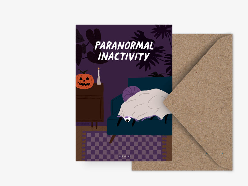 Postcard / Petisfaction "Dogs" Paranormal Inactivity