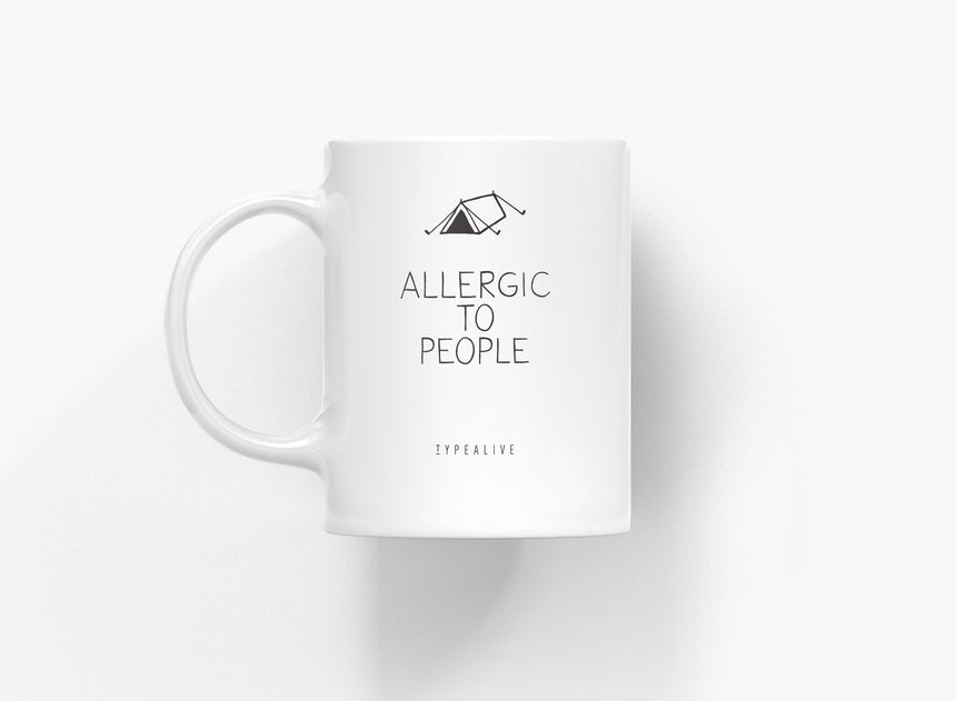 Ceramic mug / Allergic