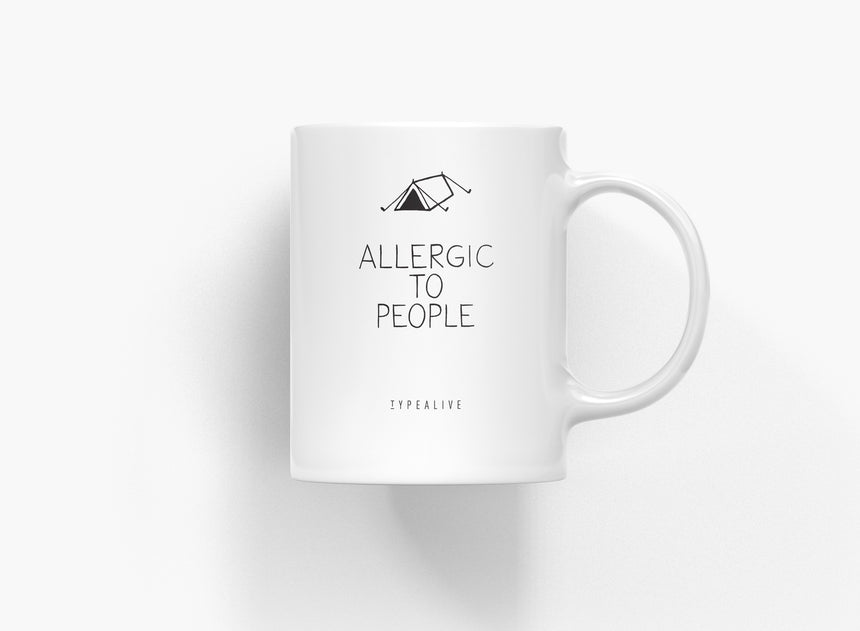 Ceramic mug / Allergic