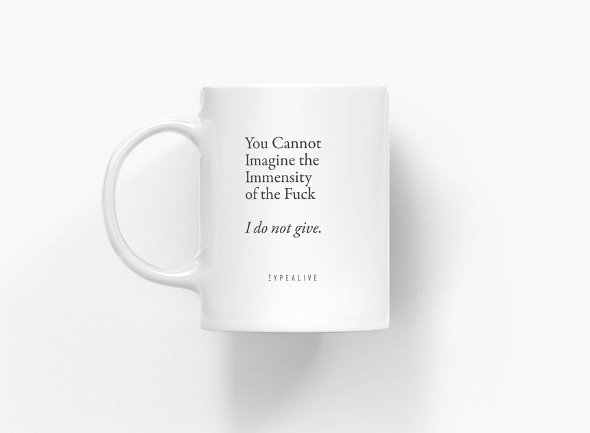 Ceramic mug / Imagine