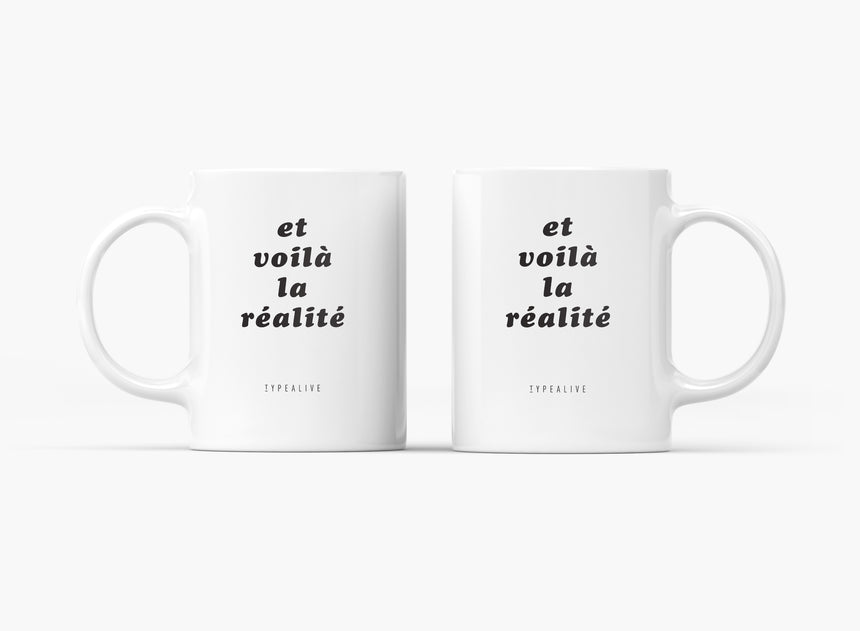 Tasse aus Keramik / Réalité