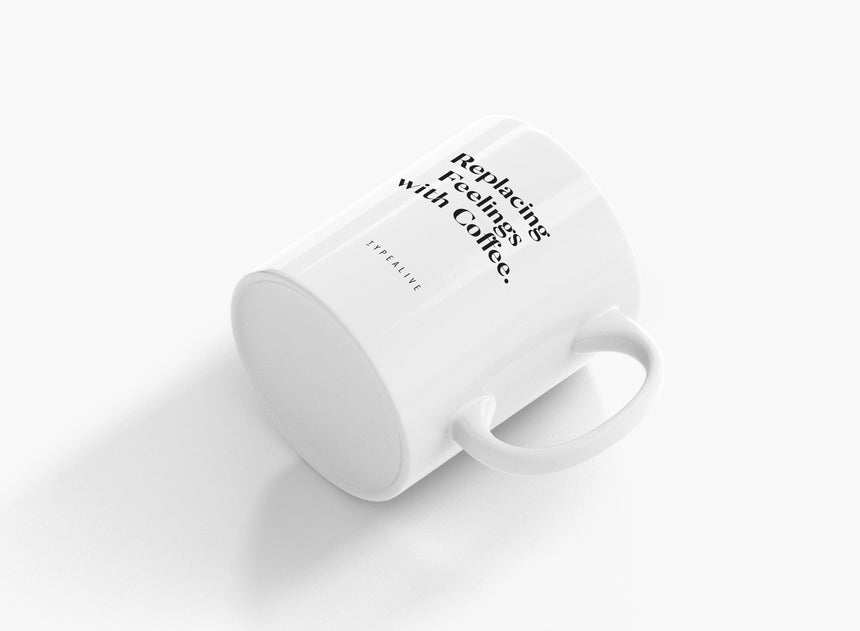 Ceramic mug / Replacing Feelings