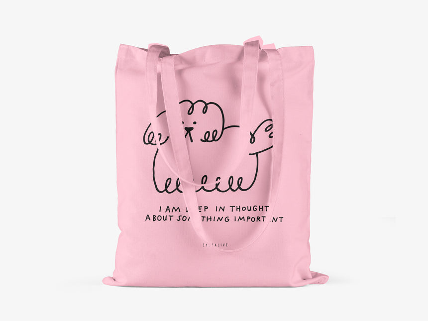 Baumwolltasche / Deep In Thought