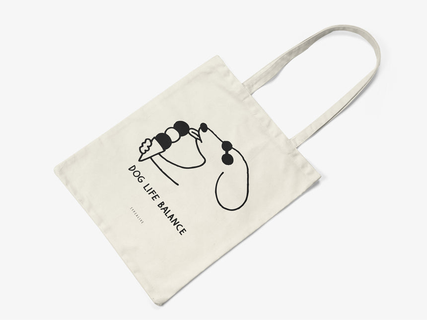 Baumwolltasche / Dog Life Balance