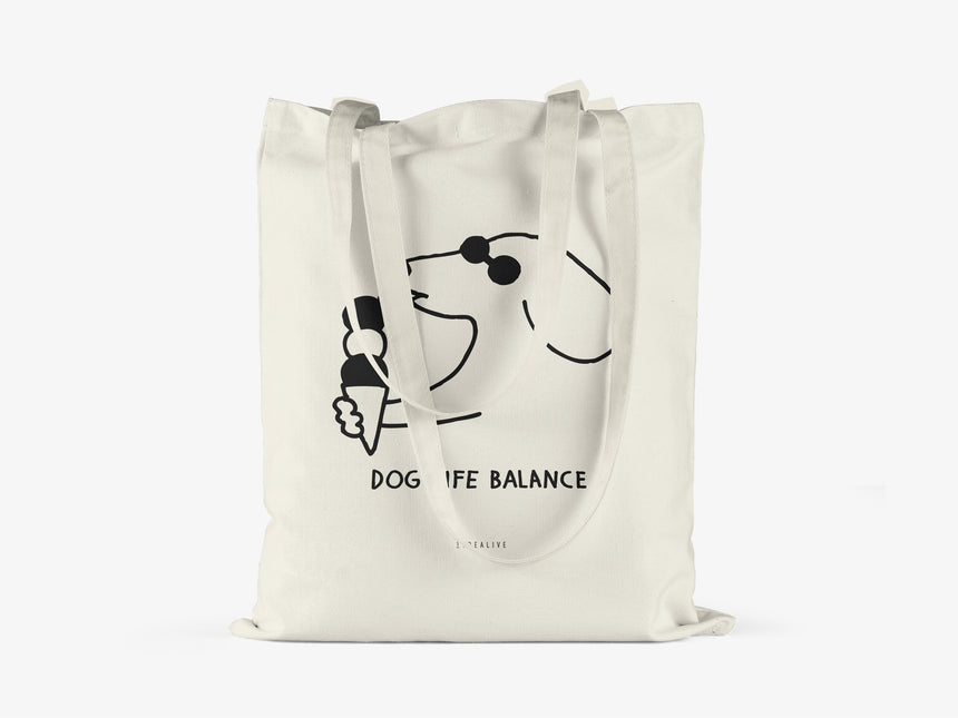 Baumwolltasche / Dog Life Balance