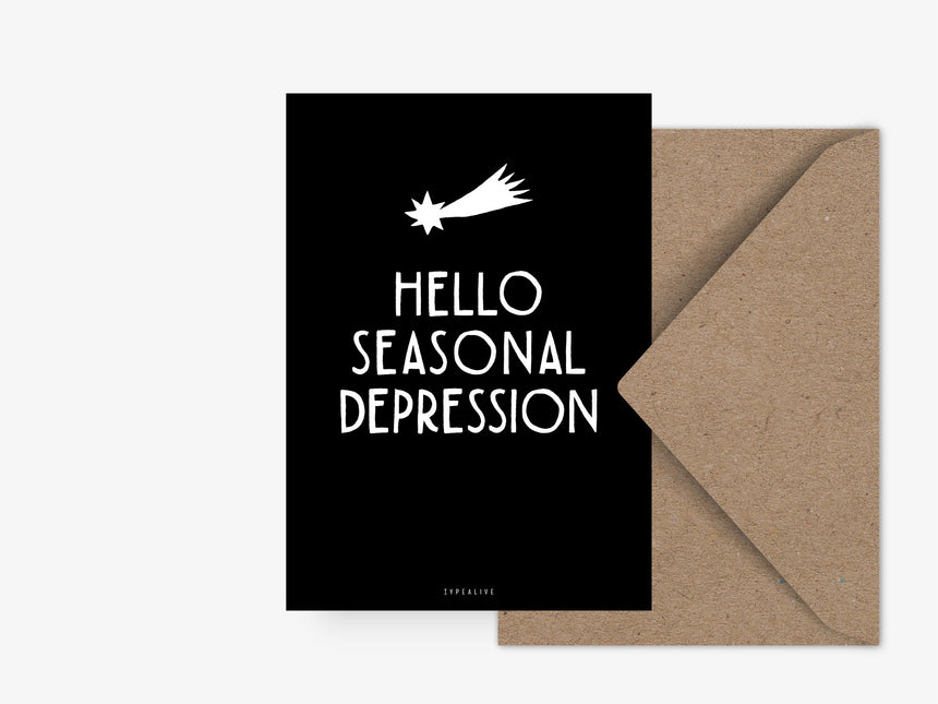 Postkarte / Seasonal Depression