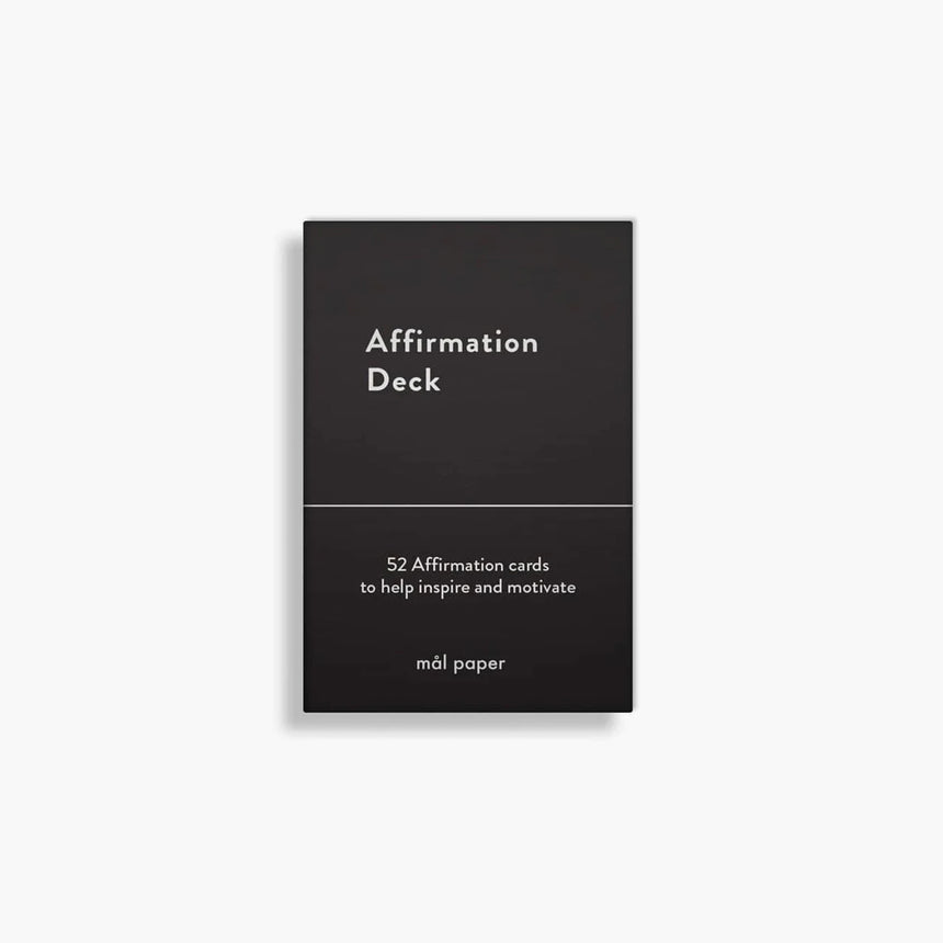 mål paper - deck of cards "Affirmation" 