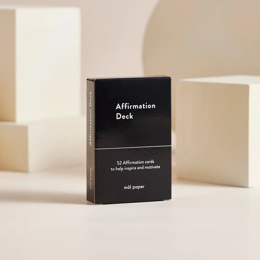 mål paper - deck of cards "Affirmation" 