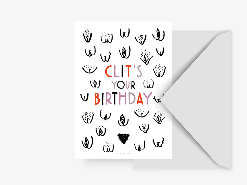 Postcard / Clits Your Birthday