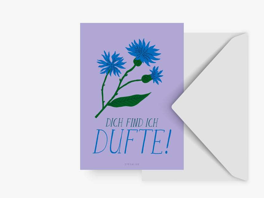 Postkarte / Dufte