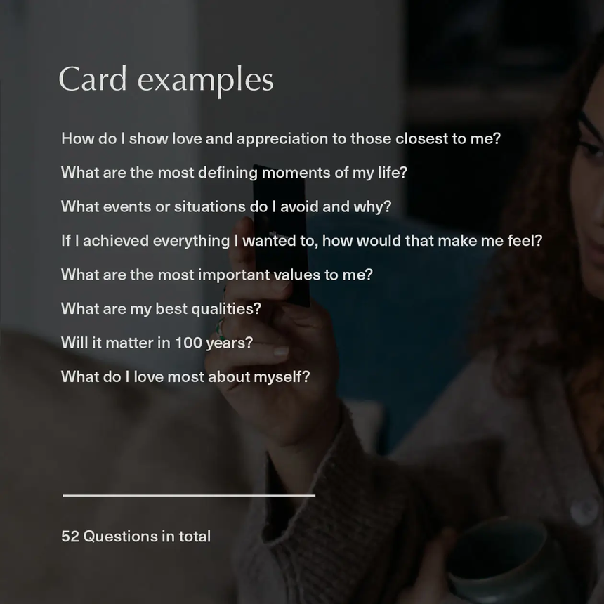 mål paper - card deck "Questions To Empower"