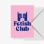 Postkarte / Fetish Club