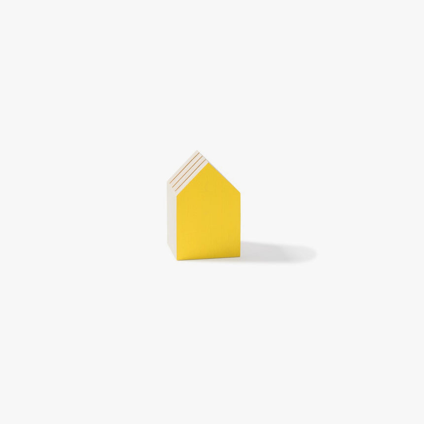 CINQPOINTS - Kartenhalter "Tiny House / gelb"