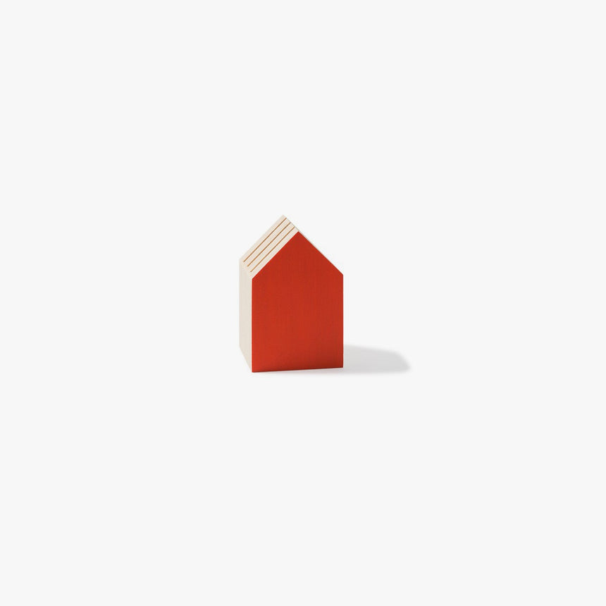 CINQPOINTS - Kartenhalter "Tiny House / rot"