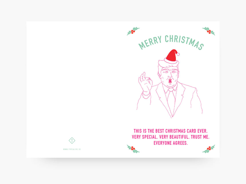 Greeting card / Merry Tr*mpmas No. 2