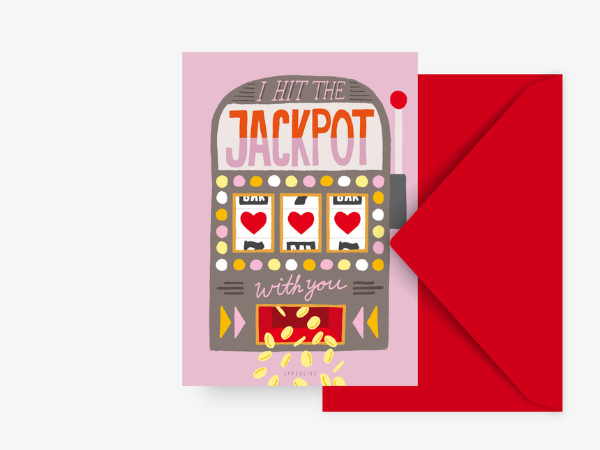 Postkarte / Valentine Jackpot