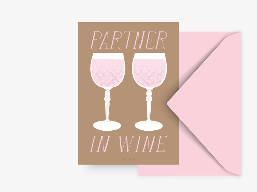 Postcard / Partner In Wine