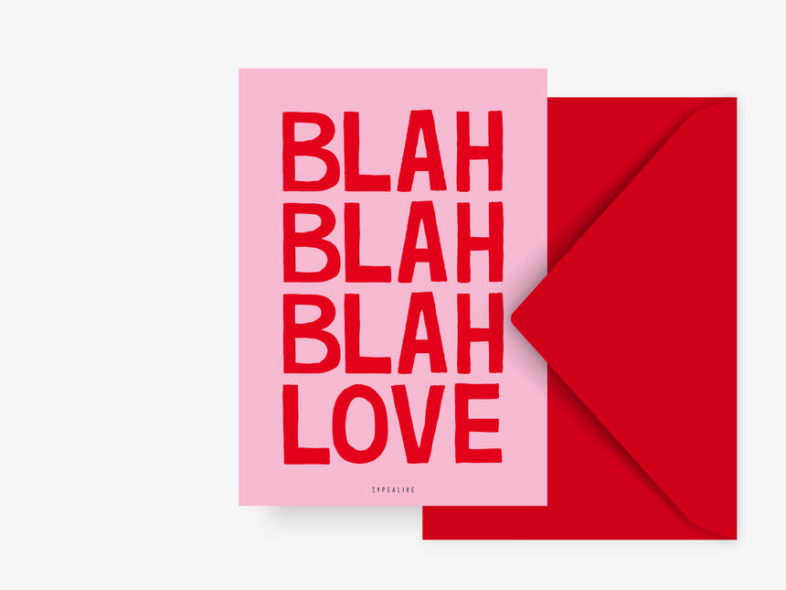 Postcard / Blah Blah Love