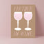 Postkarte / Partner In Wine