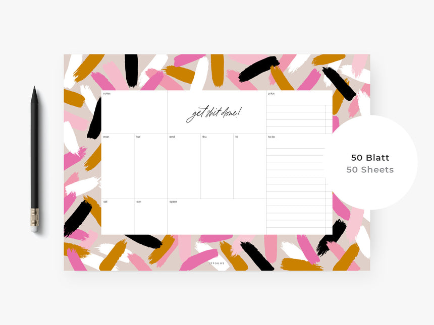 Weekly Planner / Get Shit Done