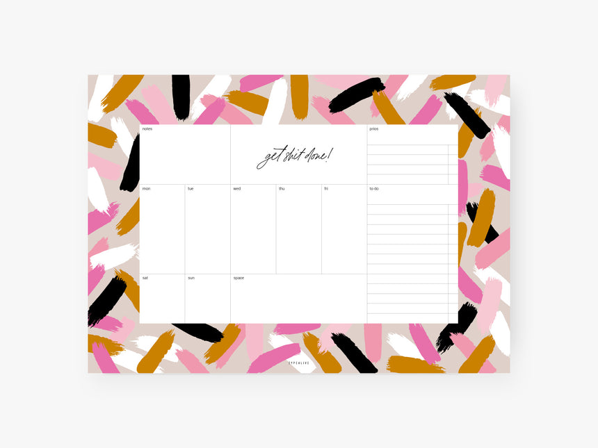 Weekly Planner / Get Shit Done