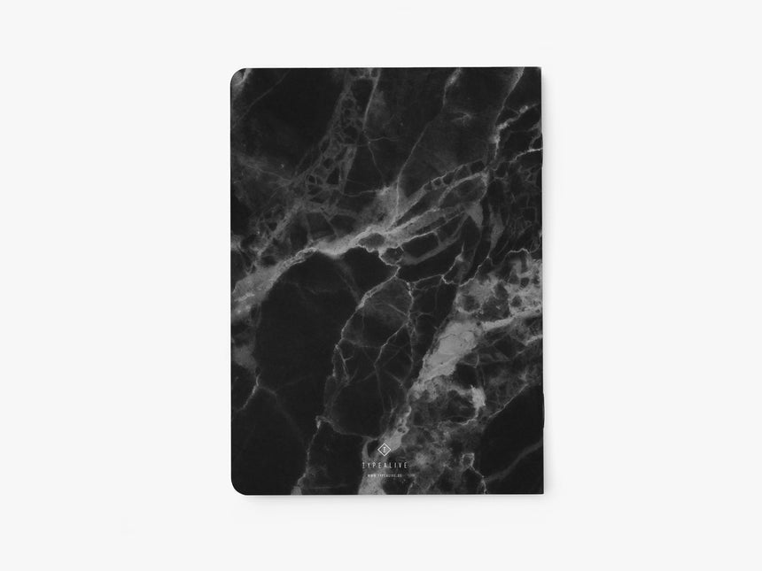 Notebook / Marble Black