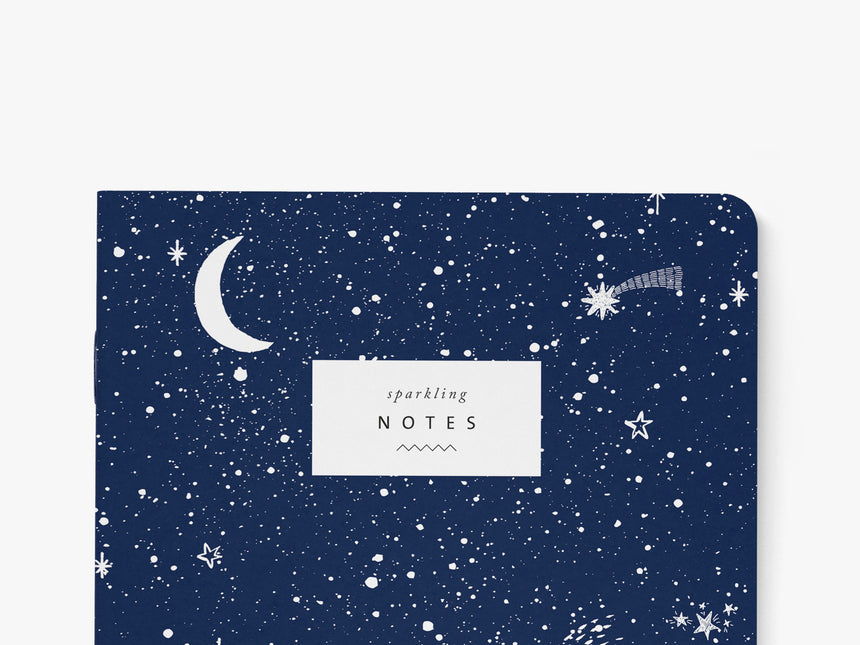 Notizheft / Moon And Stars