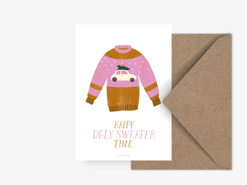 Postkarte / Ugly Sweater No. 3