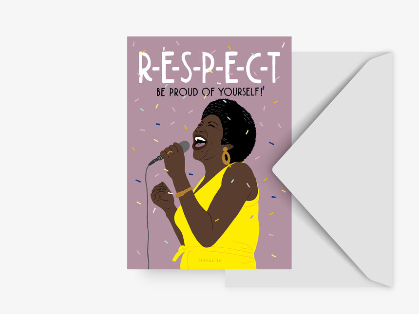Postkarte / Respect