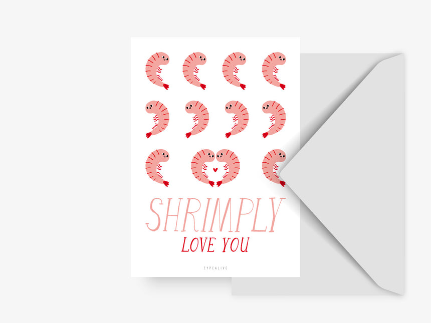 Postcard / Shrimply Love