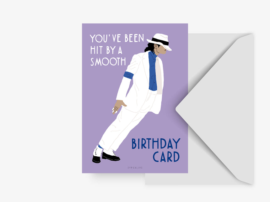 Postkarte / Smooth Birthday