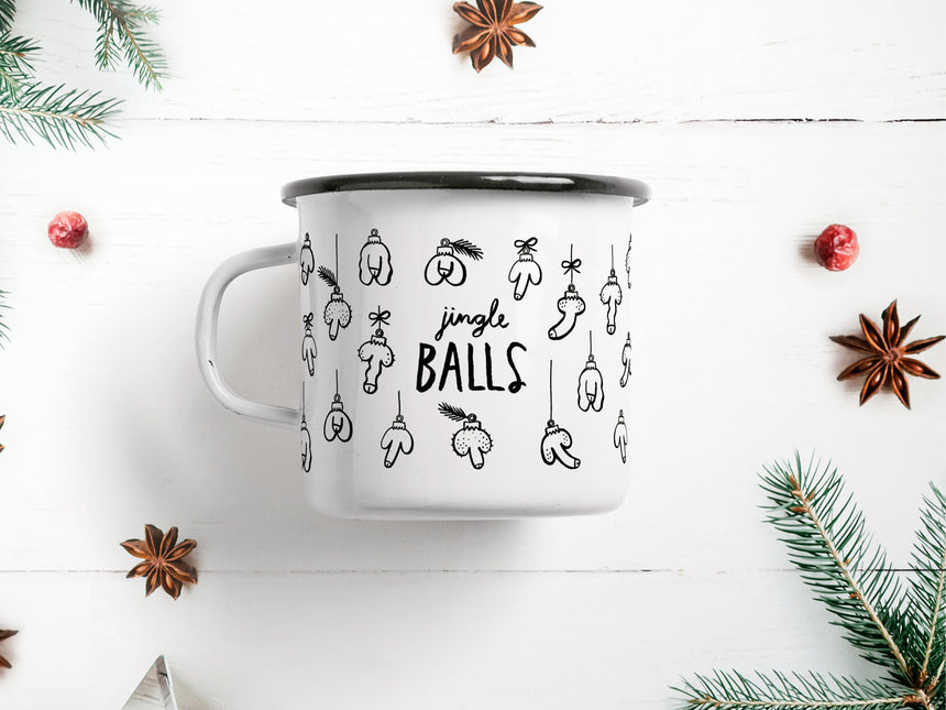 Enamel cup / Jingle Balls