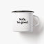 Tasse aus Emaille / Sofa So Good