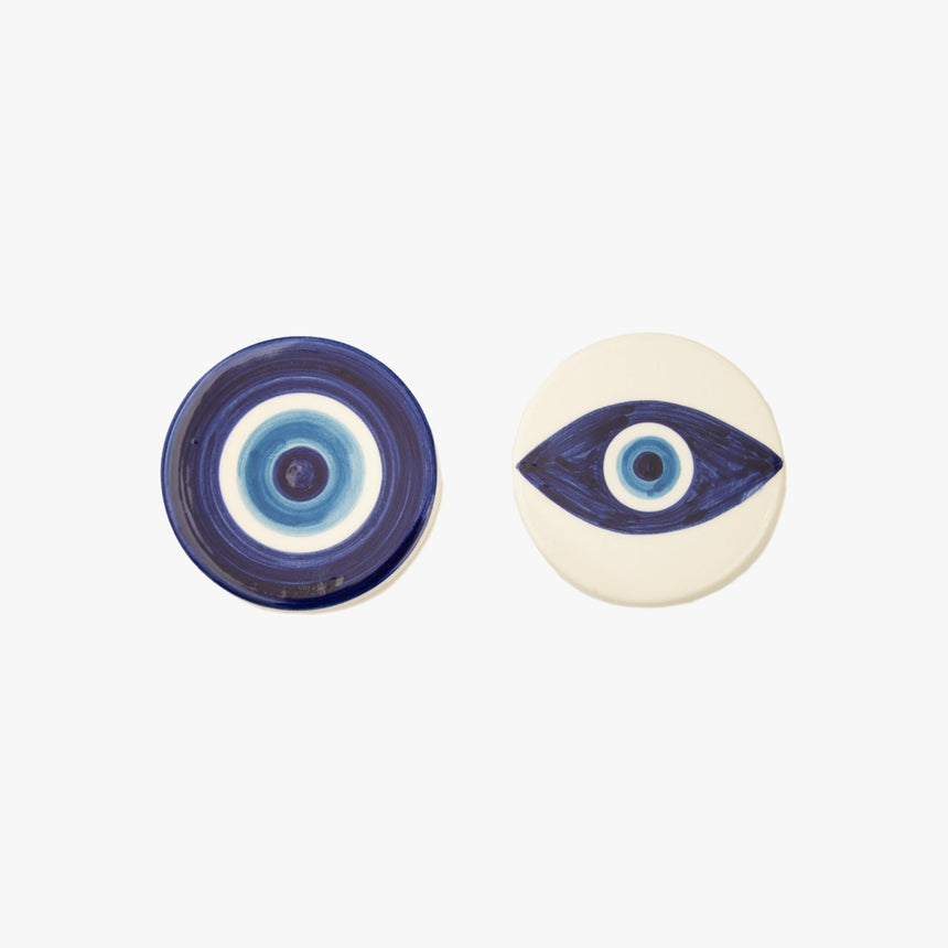Really Nice Things - ceramic coasters "Eyes" / set of 2