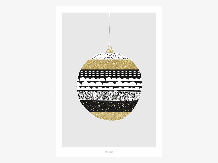 Print / Christmas ball No. 3