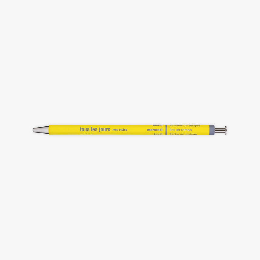 Mark's - Ballpoint pen "Tous les Jours / Yellow"