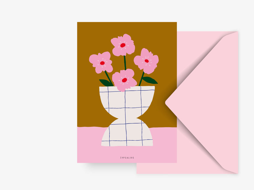 Postcard / Flower Vase No. 1