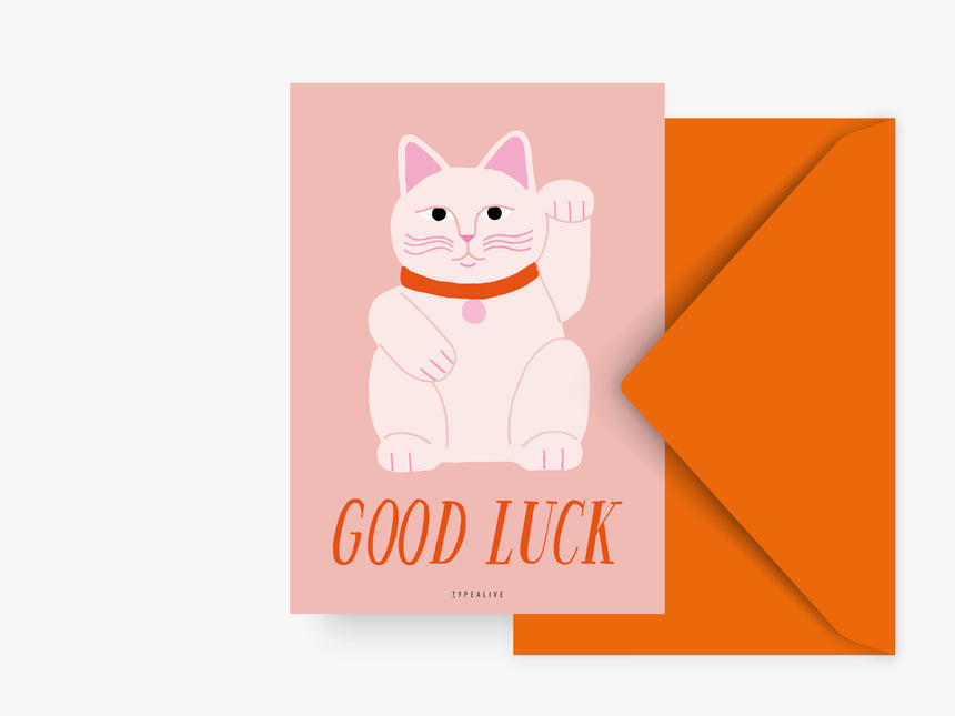 Postkarte / Lucky Cat