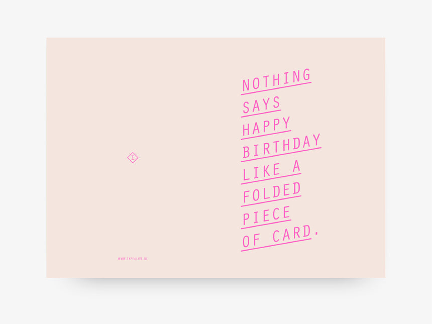 Greeting Card / Folded Card No. 2