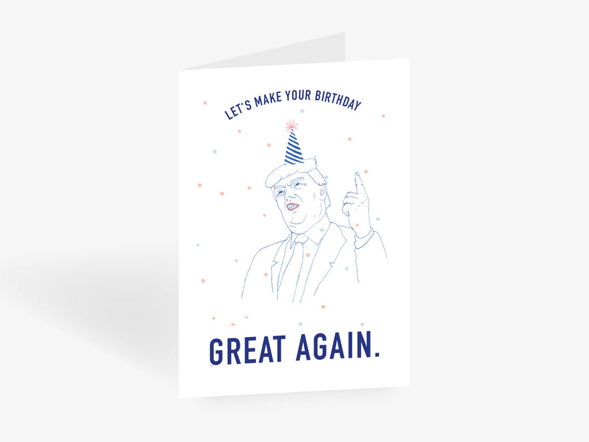 Greeting card / Happy Tr*mpday No. 2