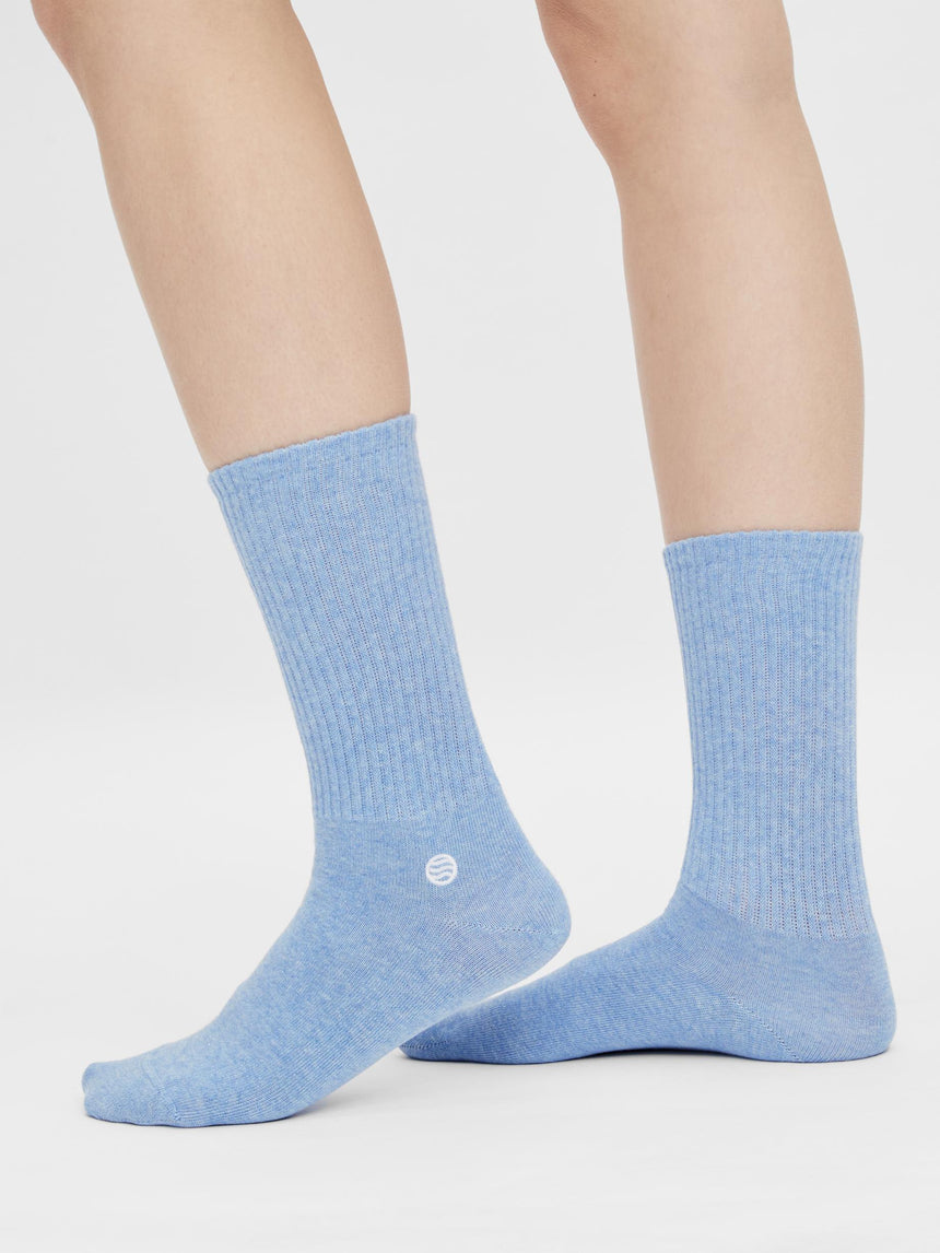 natural vibes - organic socks "Retro Light Blue"