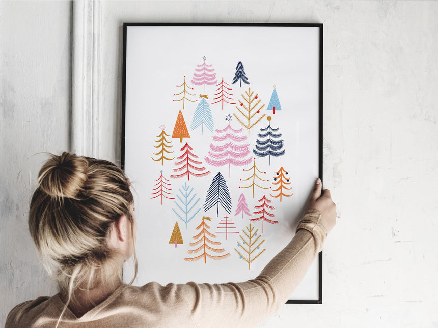 Print / Christmas Forest