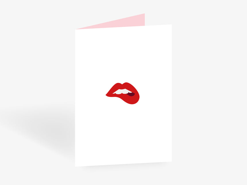 Greeting card / Lips No. 1