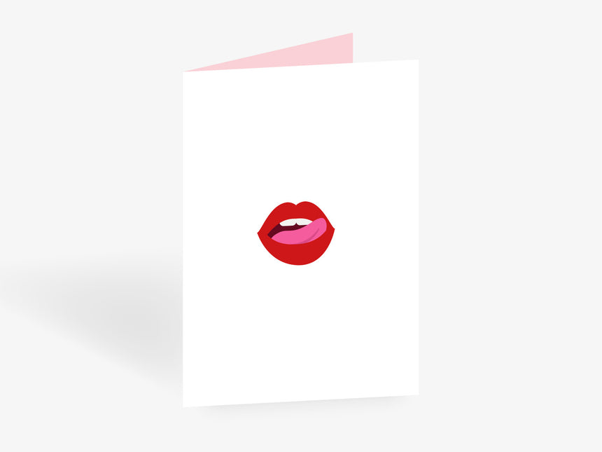 Grußkarte / Lips No. 2