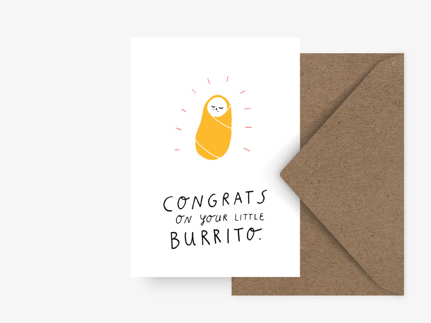 Greeting card / Little Burrito